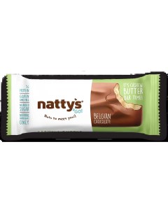 Батончик Go Cashew шоколадный с кешью пастой в молочном шоколаде 45 г Nattys