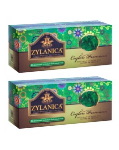 Чай зеленый Ceylon Premium Collectoin 2 шт по 25 пакетиков Zylanica