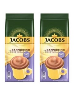 Кофейный напиток Капучино Шоколад с ванилью 2 шт х 500 г Jacobs