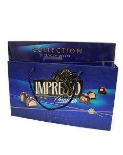 Набор шоколадных конфет Премиум синие Спартак 424г Impresso