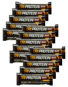 Протеиновый батончик в шоколаде TRI Protein bar Ваниль 15х50г Ironman