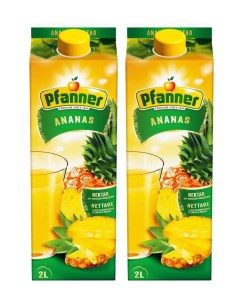 Нектар Ананас натуральный обогащенный витамином С 2шт по 2л Pfanner