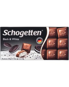 Шоколад молочный black white 100 г Schogetten