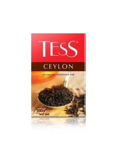 Чай чёрный Ceylon листовой 100 г Tess