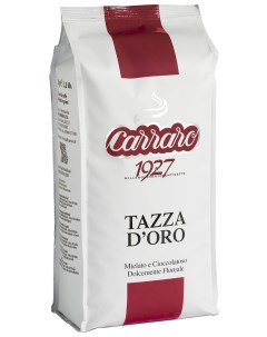 Кофе зерновой tazza d oro 1 кг Carraro