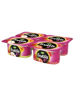 Продукт йогуртный Фруттис Суперэкстра вишня персик маракуйя 8 115 г Fruttis