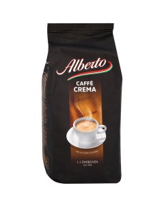 Кофе Alberto crema натуральный жареный в зернах 1кг Darboven