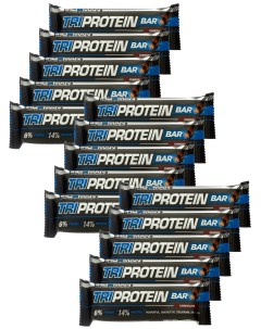 Протеиновые батончики TRI Protein bar шоколад 15 шт по 50 г Ironman