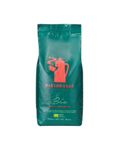 Кофе в зернах Bio Arabica 1000 гр Hausbrandt