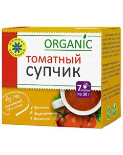 Суп пюре томатный 210 г Компас здоровья