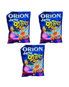 Конфеты мармеладные червячки 3 шт по 67 г Orion