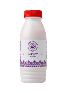 Йогурт черника 1 5 500 г Киржачский мз