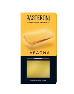 Макароны лазанья классическая cпечилита 250 г Pasteroni