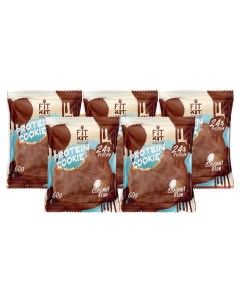 Печенье Chocolate Protein Cookie 5 50 г 5 шт кокосовый флан Fit kit