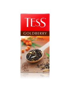 Чай чёрный Goldberry 25 пакетиков Tess