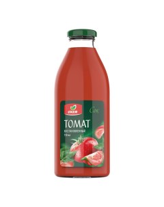 Сок О кей томатный восстановленный с мякотью и солью 0 75 л О'кей