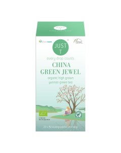Чай зеленый China Green Jewel в пакетиках 2 г x 20 шт Just t