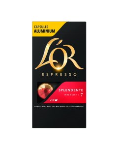 Кофе L or Espresso Splendente в капсулах 5 2 г x 10 шт L'or