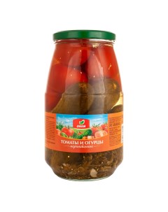 Ассорти овощное Окей огурцы томаты 1 5 л О'кей