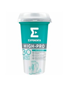 Кисломолочный напиток High Pro обезжиренный 250 мл Exponenta
