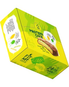 Печенье Protein Cake 24 70 г 24 шт лимон лайм Fit kit