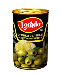 Оливки зеленые фаршированные лимоном 1 шт по 314 мл Lorado
