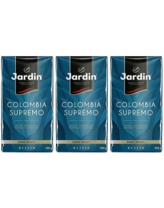 Кофе молотый Columbia Supremo 100 арабика 250 г х 3 шт Jardin