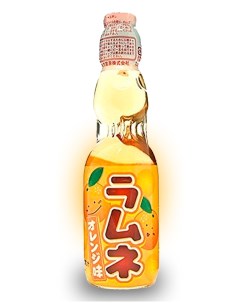 Напиток газированный Апельсин 200 мл Упаковка 30 шт Hata kosen ramune
