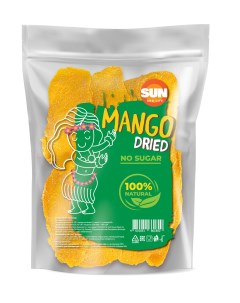 Манго плоды сушеные 500г Sun and life