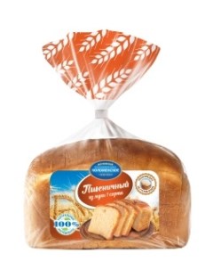 Хлеб формовой пшеничный в нарезке 380 г Коломенское