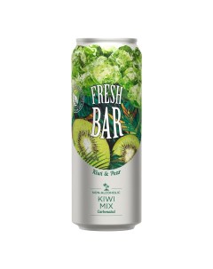 Газированный напиток Kiwi Mix сильногазированный 0 45 л Fresh bar