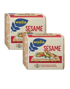 Хлебцы Sesame пшеничные с кунжутом 200 г 2 шт Wasa