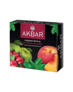 Чай черный Северный ягоды и травы в пакетиках 1 5 г х 100 шт Akbar
