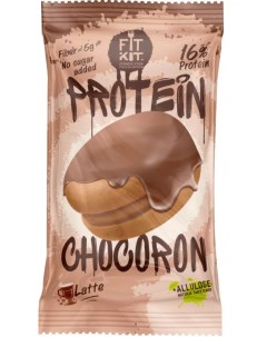 Протеиновое печенье Protein Chocoron Латте 10 шт по 30 г Fit kit