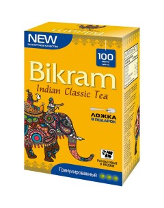 Чай Гранулированный ctc чёрный 100 гр Bikram