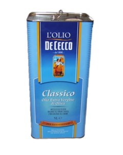Масло classico extra virgine оливковое нерафинированное 5 л De cecco