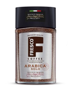 Кофе натуральный Arabica Solo растворимый сублимированный 190 г Fresco