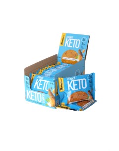 Печенье Keto Cookie 12 40 г 12 шт шоколад миндаль Bombbar