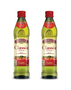 Оливковое масло Classic стеклянная бутылка 500 мл 2 шт Borges