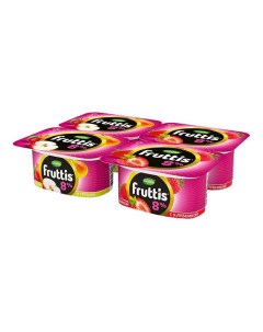 Йогуртный продукт Фрутис суперэкстра клубника яблоко груша 8 115 г Fruttis