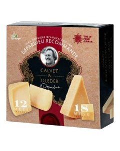 Сыр твердый Депардье рекомендует Calvet Oleder бзмж 500 г Жерар депардье рекомендует!