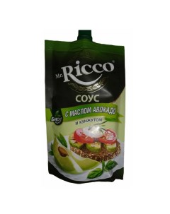 Майонезный соус Mr Ricco с маслом авокадо и кунжутом 28 210 мл Mr.ricco