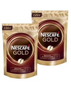 Кофе растворимый Gold 2 шт по 220 г Nescafe