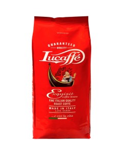 Кофе в зернах Exquisit 1 кг Lucaffe