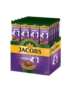 Напиток кофейный Choco 4 в 1 с какао порошком в стиках 24x12 г Jacobs