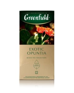 Чай чёрный Exotic Opuntia 25 пакетиков Greenfield