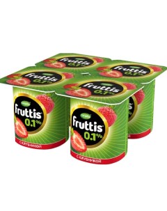 Продукт йогуртный Фруттис Легкий клубника 0 1 110 г Fruttis
