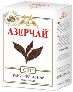 Чай СТС чёрный гранулированный 100 гр Азерчай