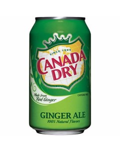 Напиток Ginger Ale 330мл Canada dry