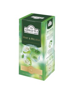 Чай зеленый мята мелисса в пакетиках 1 8 г х 25 шт Ahmad tea